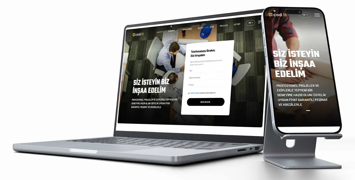 Mimarlık Web Sitesi Paketi v4 + Hosting Hizmeti