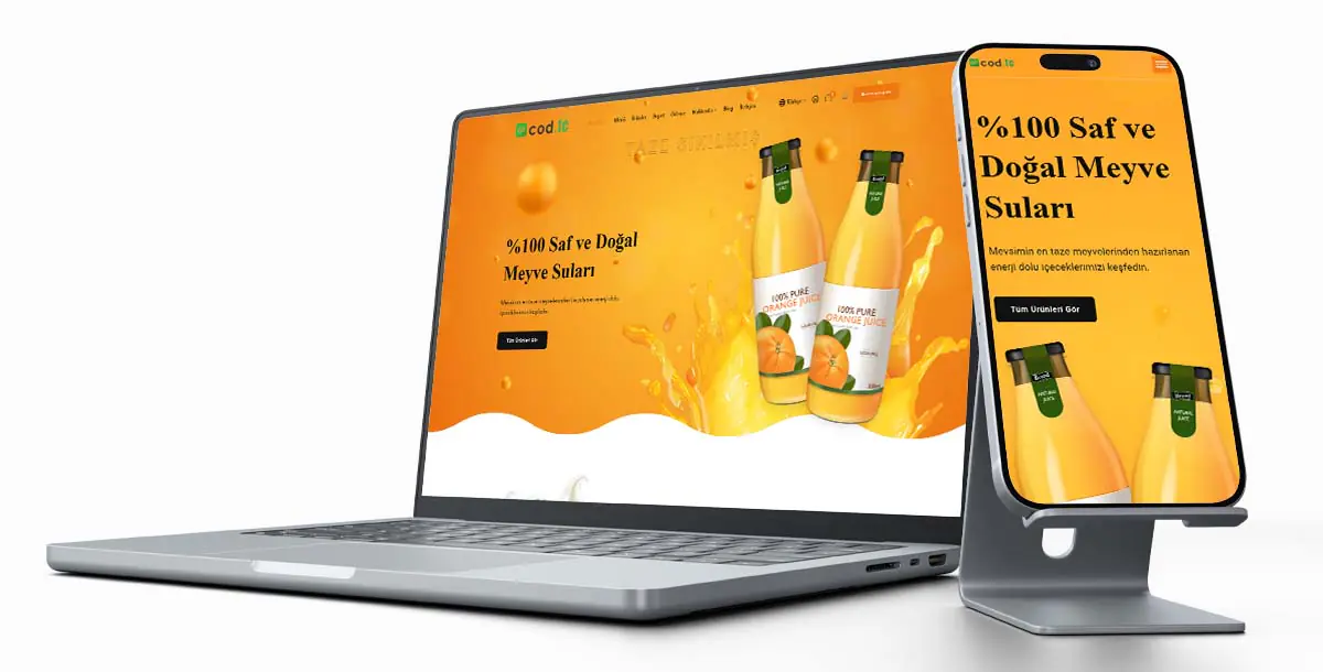 Restoran Web Sitesi Paketi V5 + Hosting Hizmeti